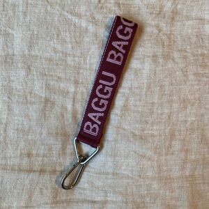 BAGGU oxblood keychain - ON HOLD